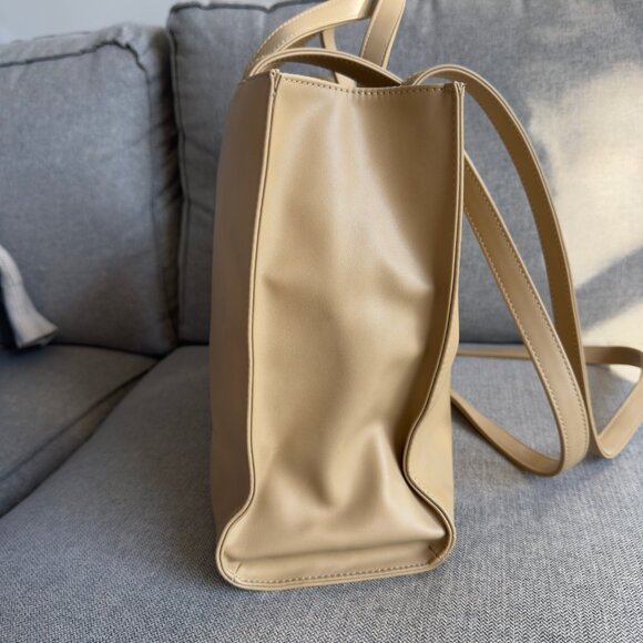 TELFAR Cream Medium Shopping Bag - Picture 5 of 10